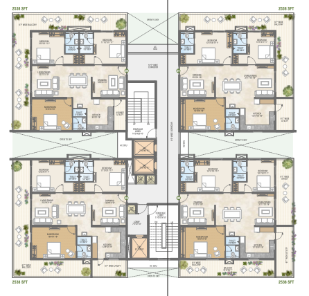 Block B floor plan