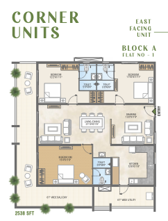 CORNER-VILLA-E floor plan
