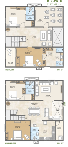 GARDEN-VILLA-E floor plan